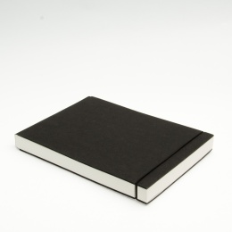 Sketchbook INSPIRATION elastic black | A 5, landscape, 96 sheet blank 160 g