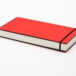 Sketchbook INSPIRATION COLOUR red | 21 x 10,5 cm, 96 sheet blank 120 g
